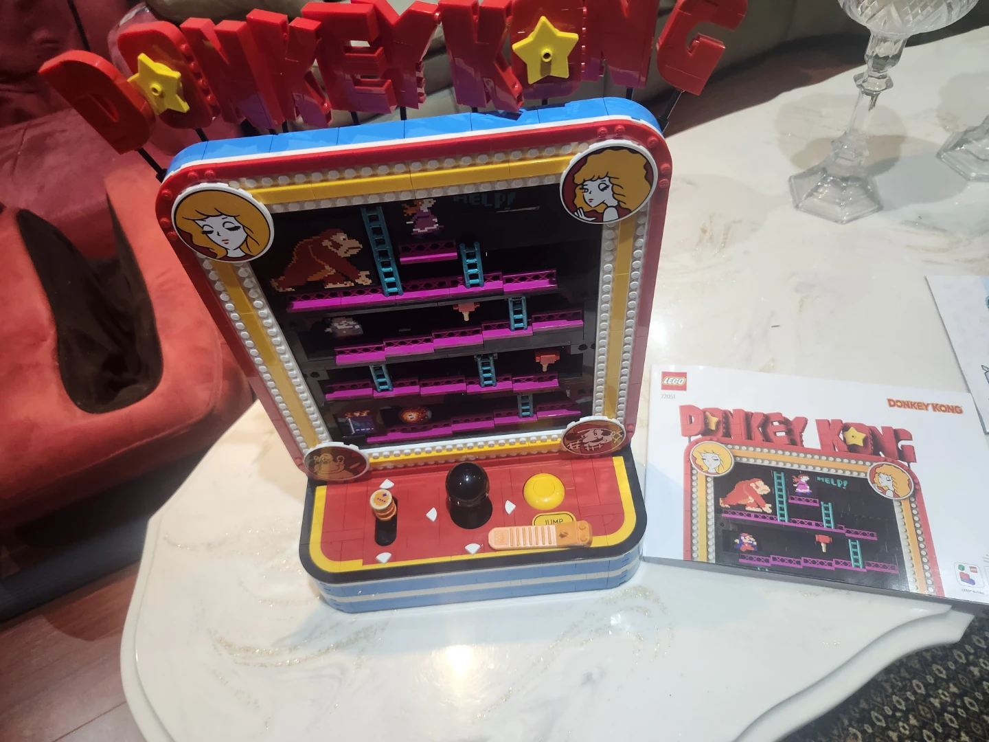 Lego Donkey Kong Arcade game set (Built)