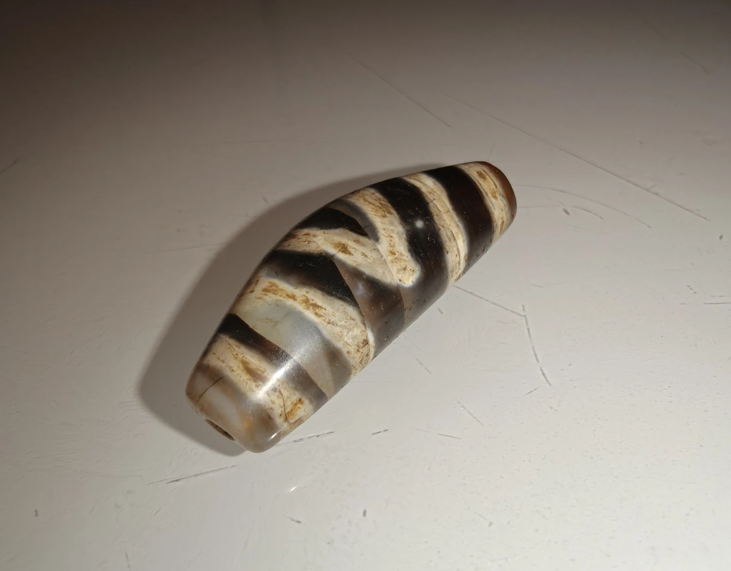 Tibetan Agate Dzi Bead - photo 2
