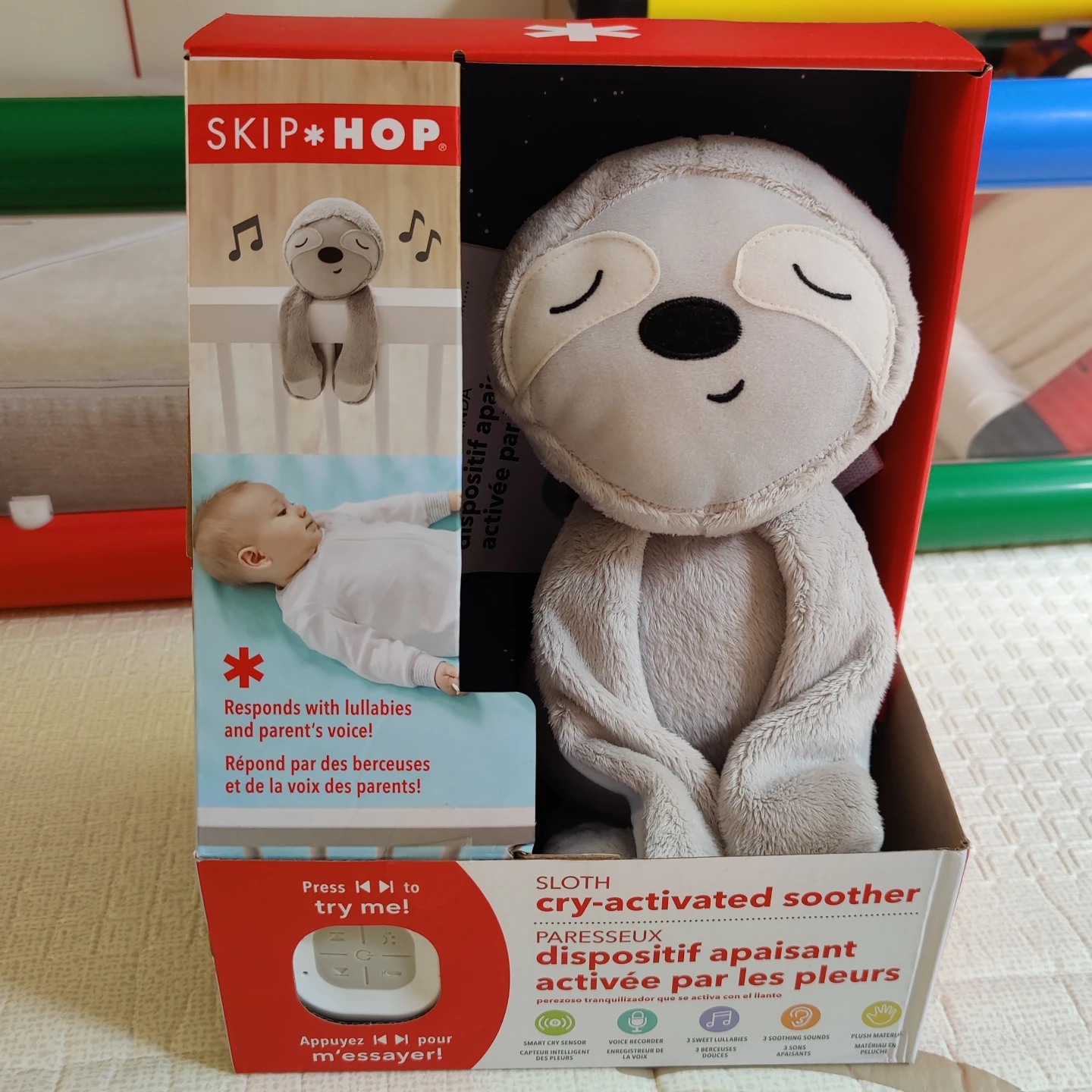 Skip Hop Sloth Cry-Activated Soother