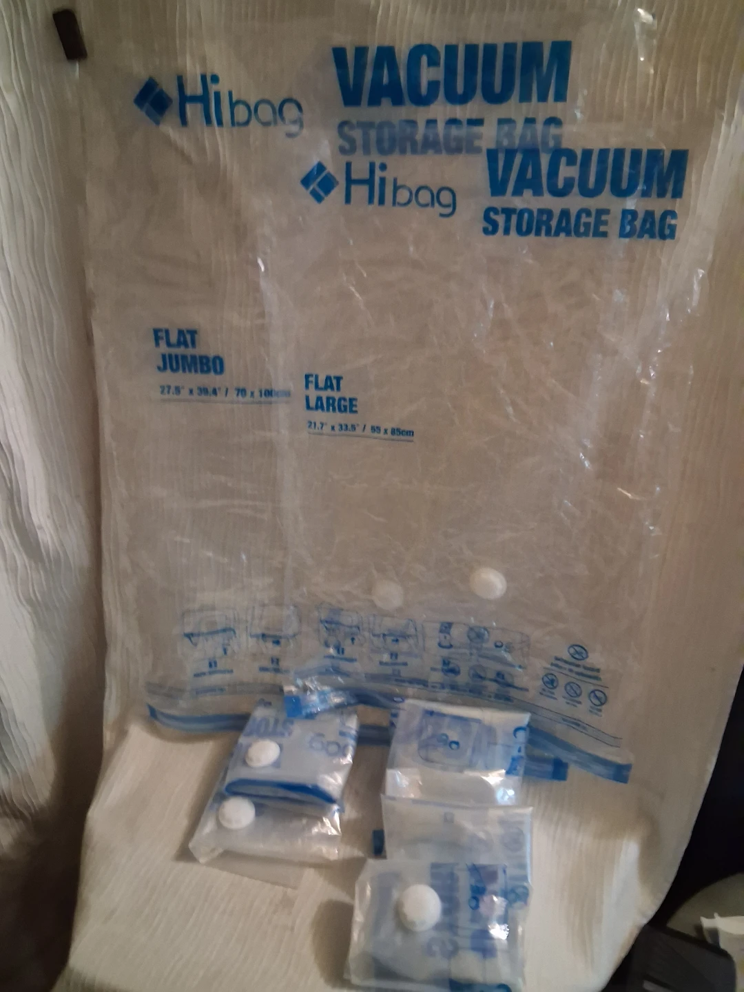 HiBag Vacuum Storage Bags Jumbo & Large