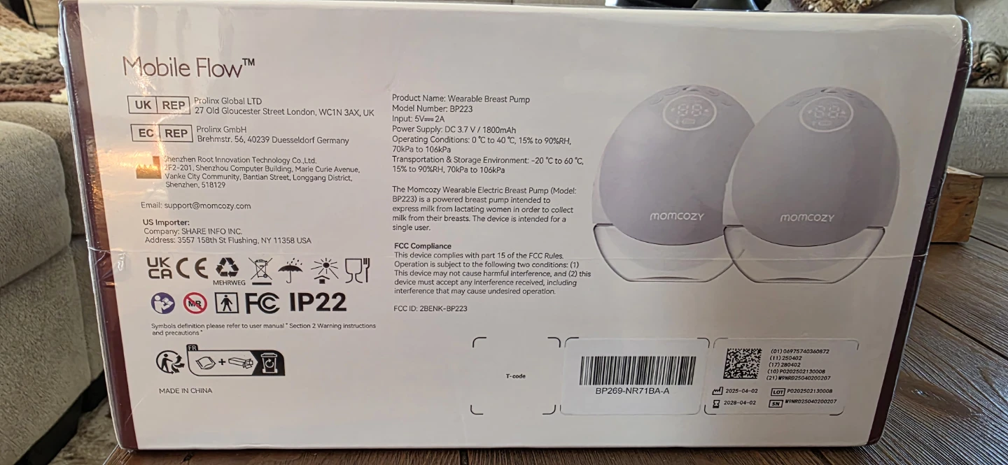 Momcozy Mobile Flow Wearable Breast Pump - photo 3