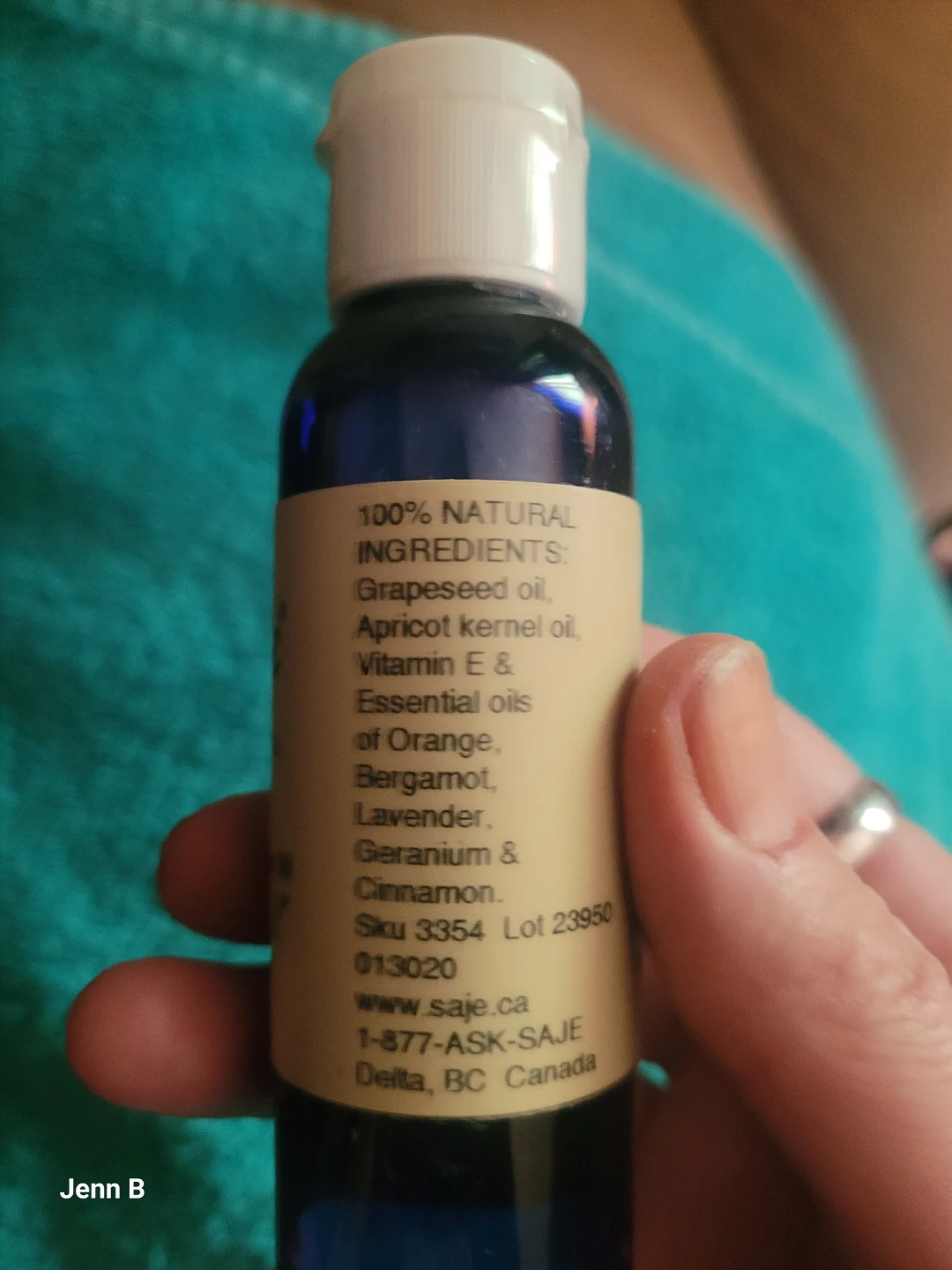 NEW Saje Unwind Bath, Body & Massage Oil - photo 3