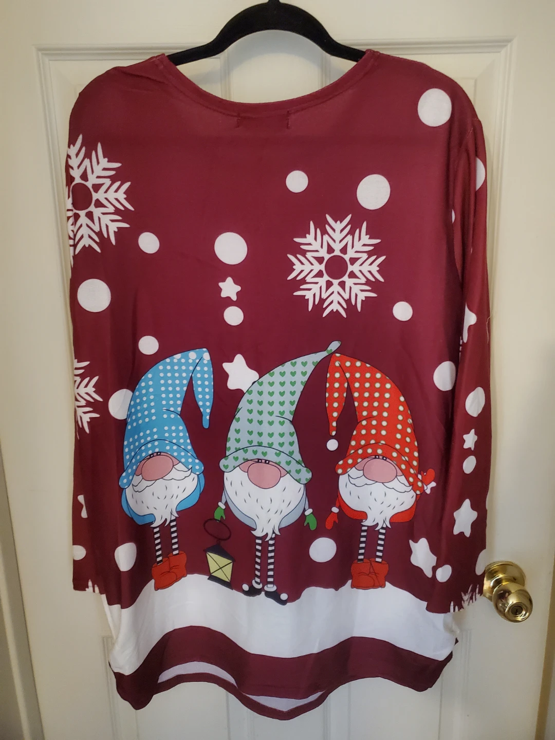 Christmas Gnomes Long Sleeve Knit Top - photo 3