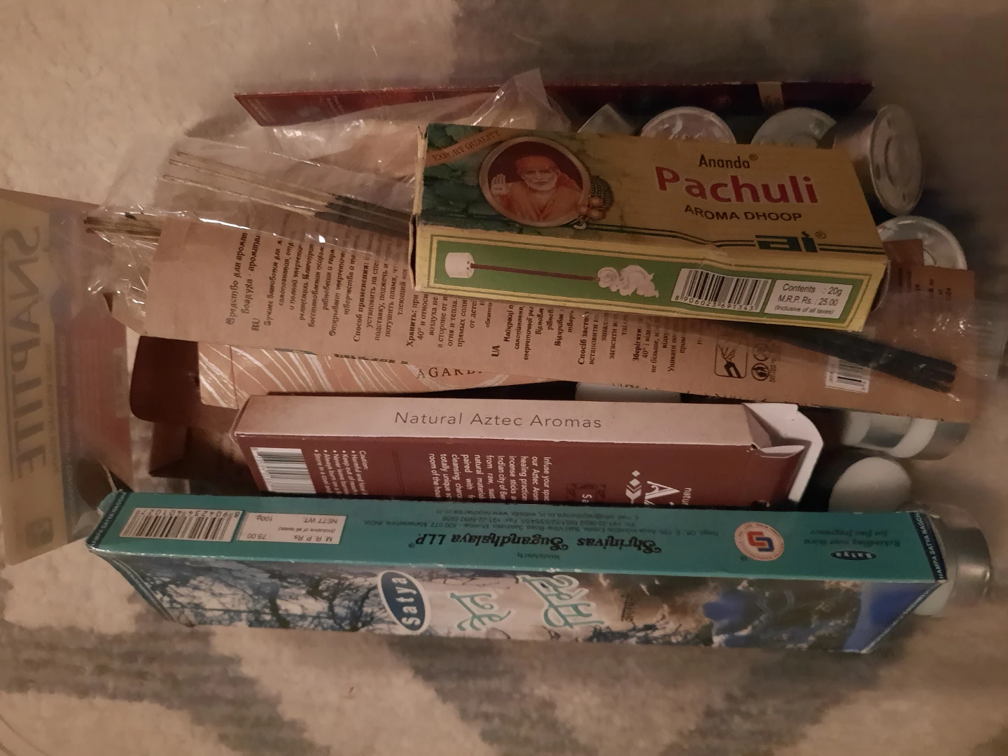 Aroma  Incense Sticks and candles