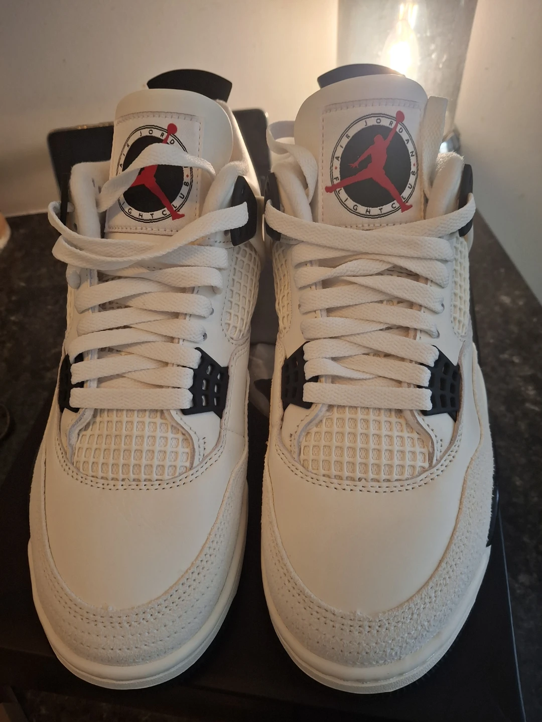 Air Jordan 4 Retro OG FC Sail/Black-University Red
