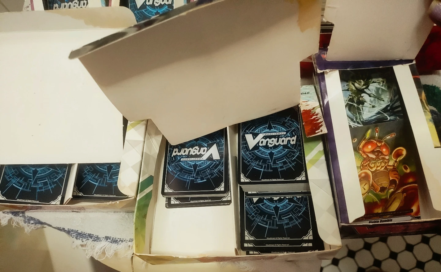 Vanguard Card Game Booster Boxes Lot open boxes - photo 5