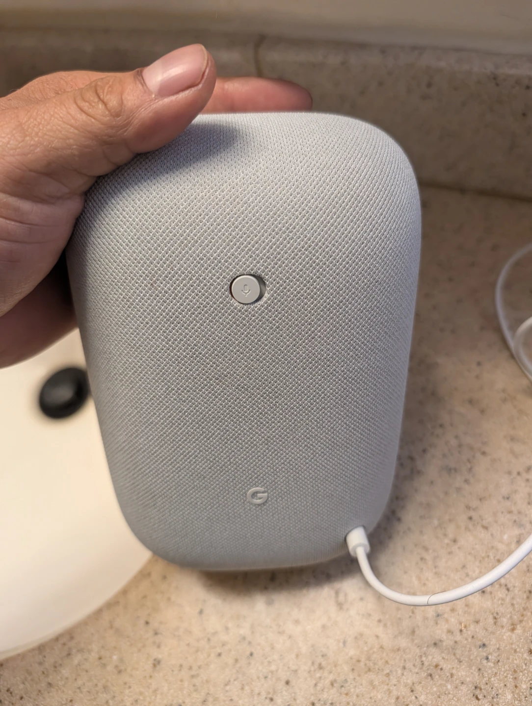 Google Nest Audio Smart Speaker Chalk - photo 5