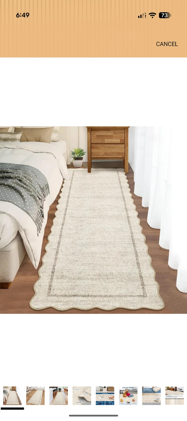 2x8 Runner Rug with Scalloped Edges - photo 3