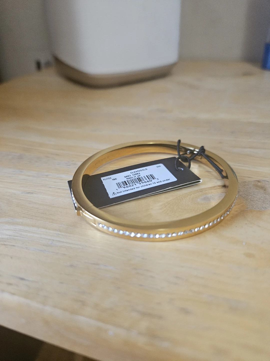 Kate Spade Gold Bangle with Crystals - photo 5