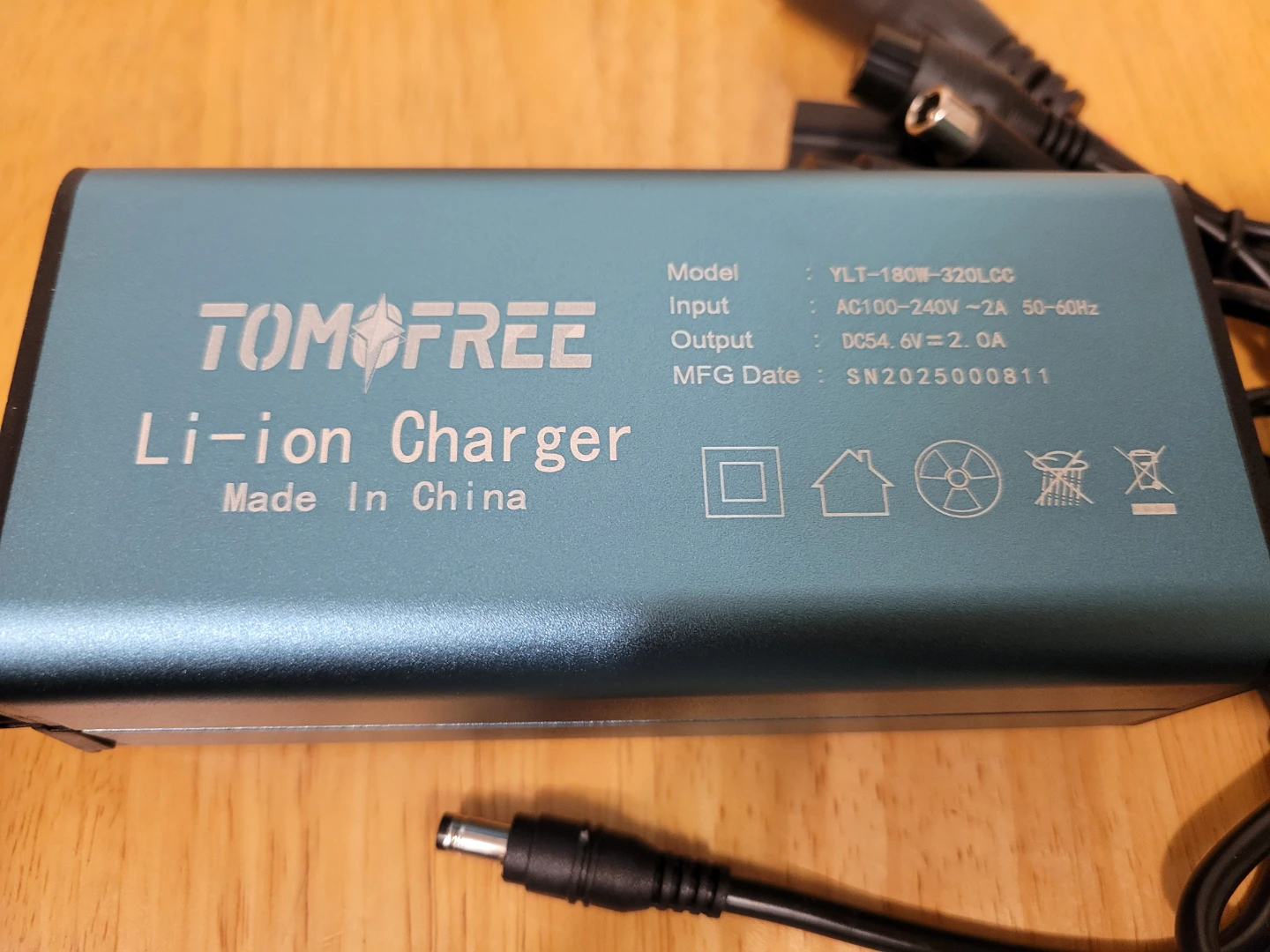Charger  54.6V 2A Lithium Battery Electric Bike Scooter 48V - photo 4