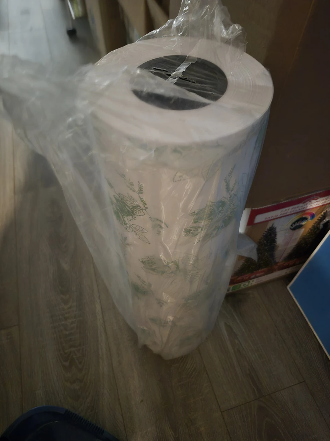Large Roll of flower White wrapping Paper