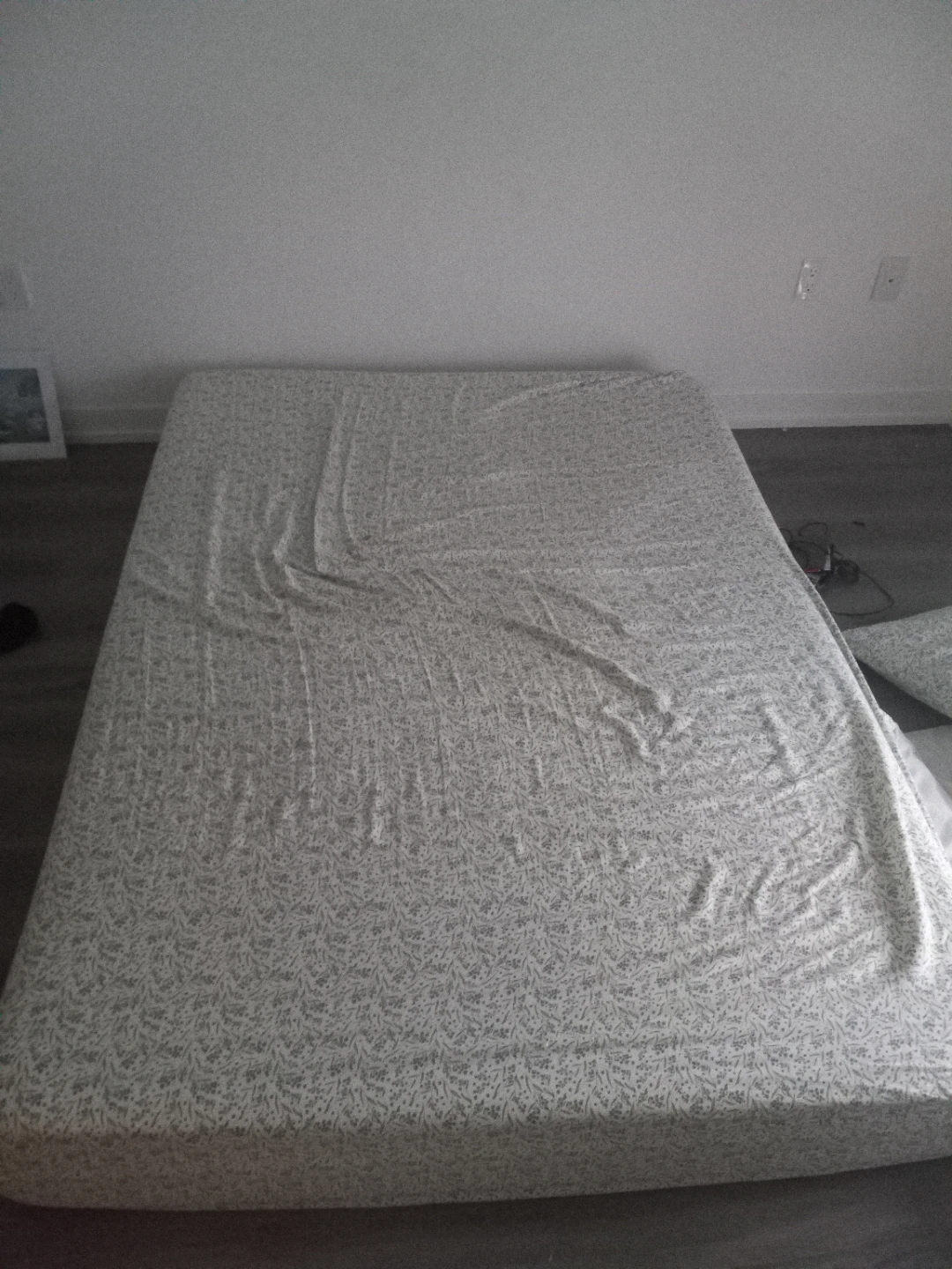 Plush memory form mattress: Double/full size