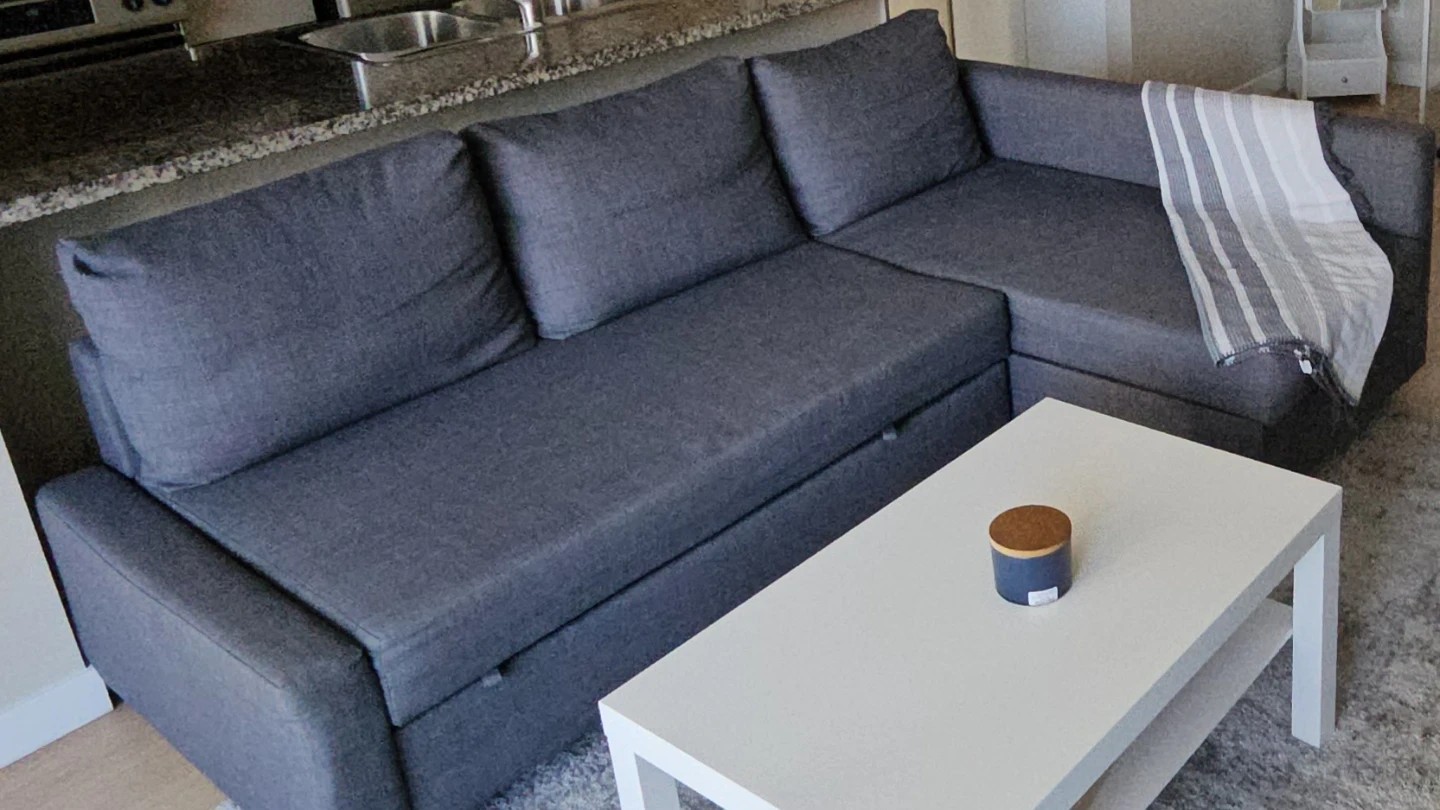 IKEA Friheten Sectional + Brimnes Queen Bed Set - photo 2