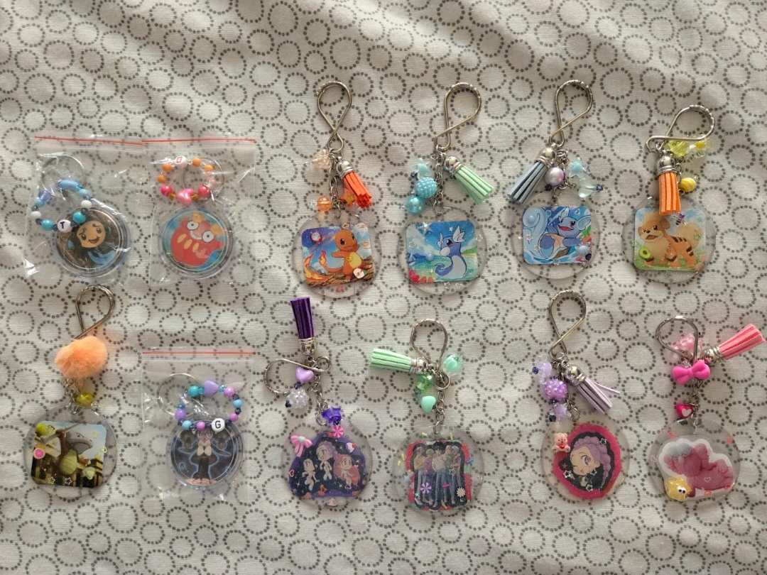 Assorted Character Keychains $5 Each