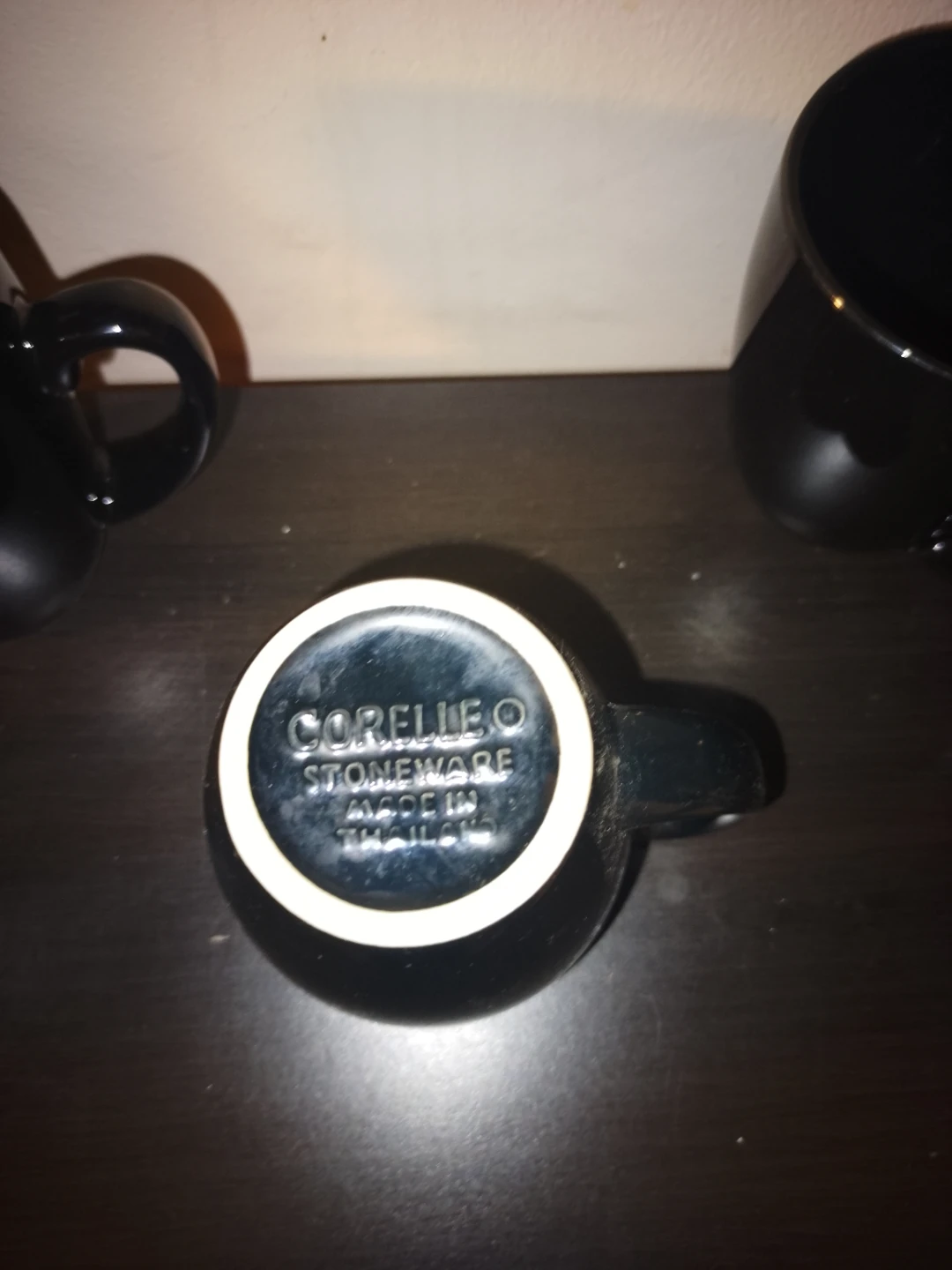 Corelle Black Stoneware Mugs (Set of 5) - photo 2