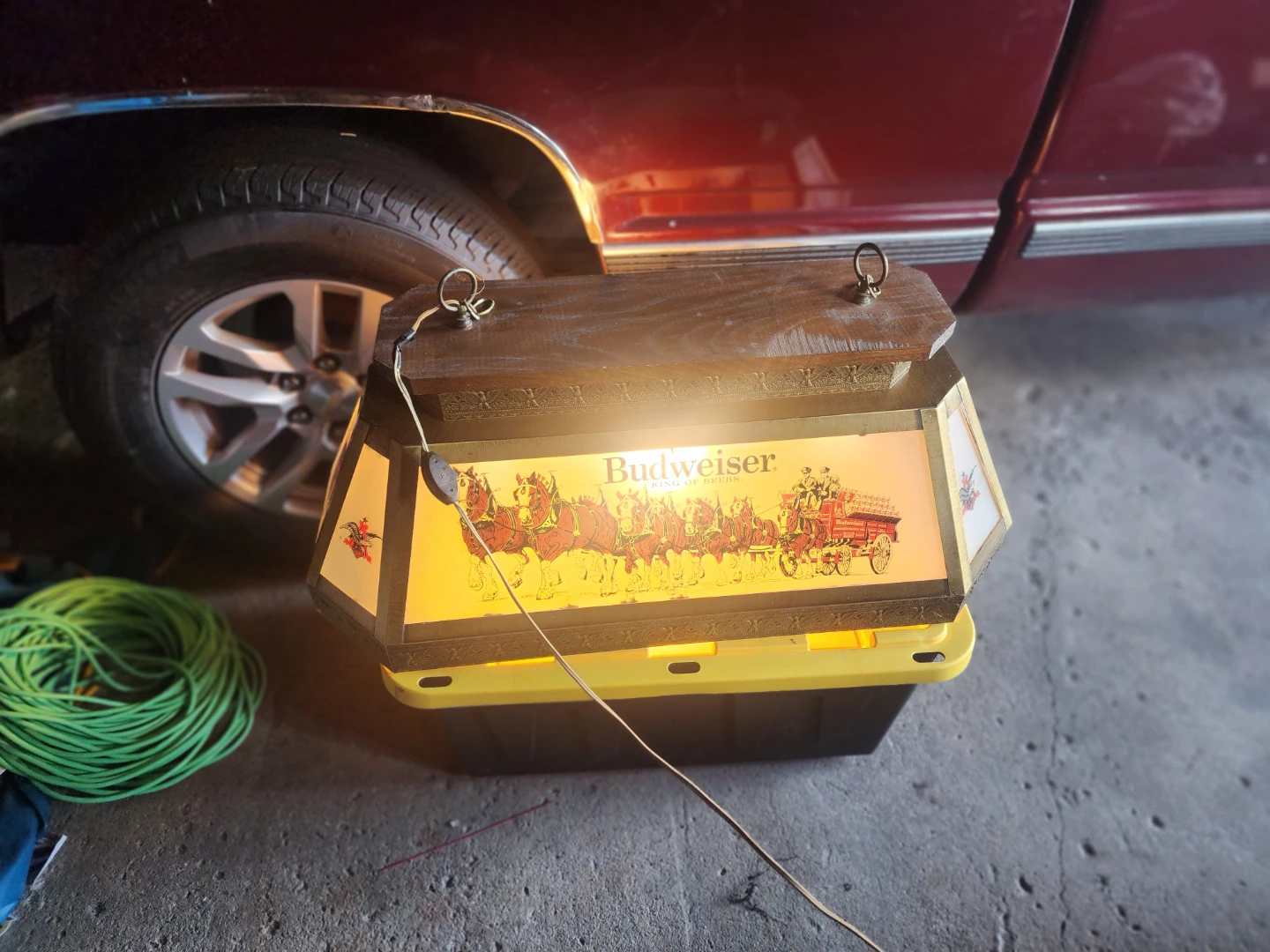 Budweiser King of Beers Lighted Sign