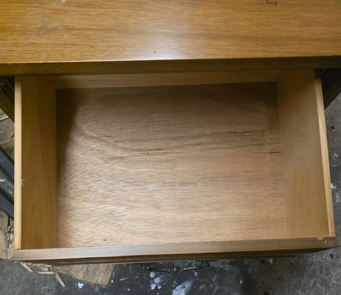 Oak Nightstand with Two Drawers - photo 5