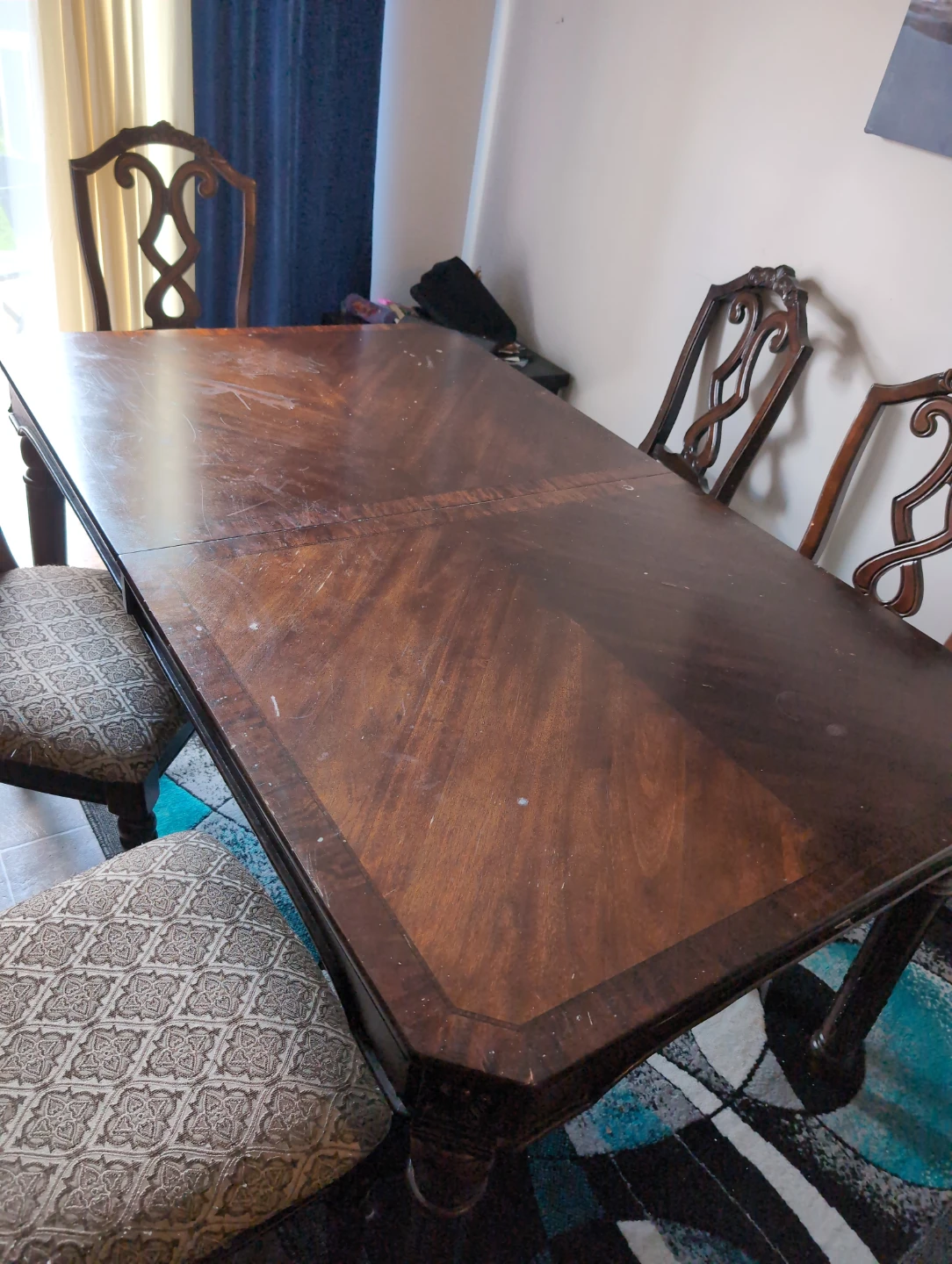 Vintage Wooden Dining Table