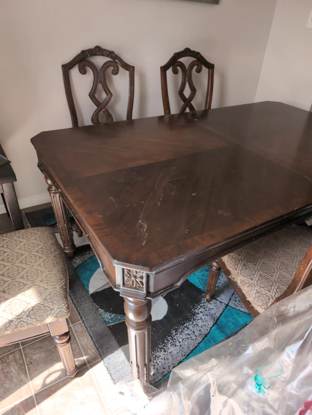 Vintage Wooden Dining Table - photo 3