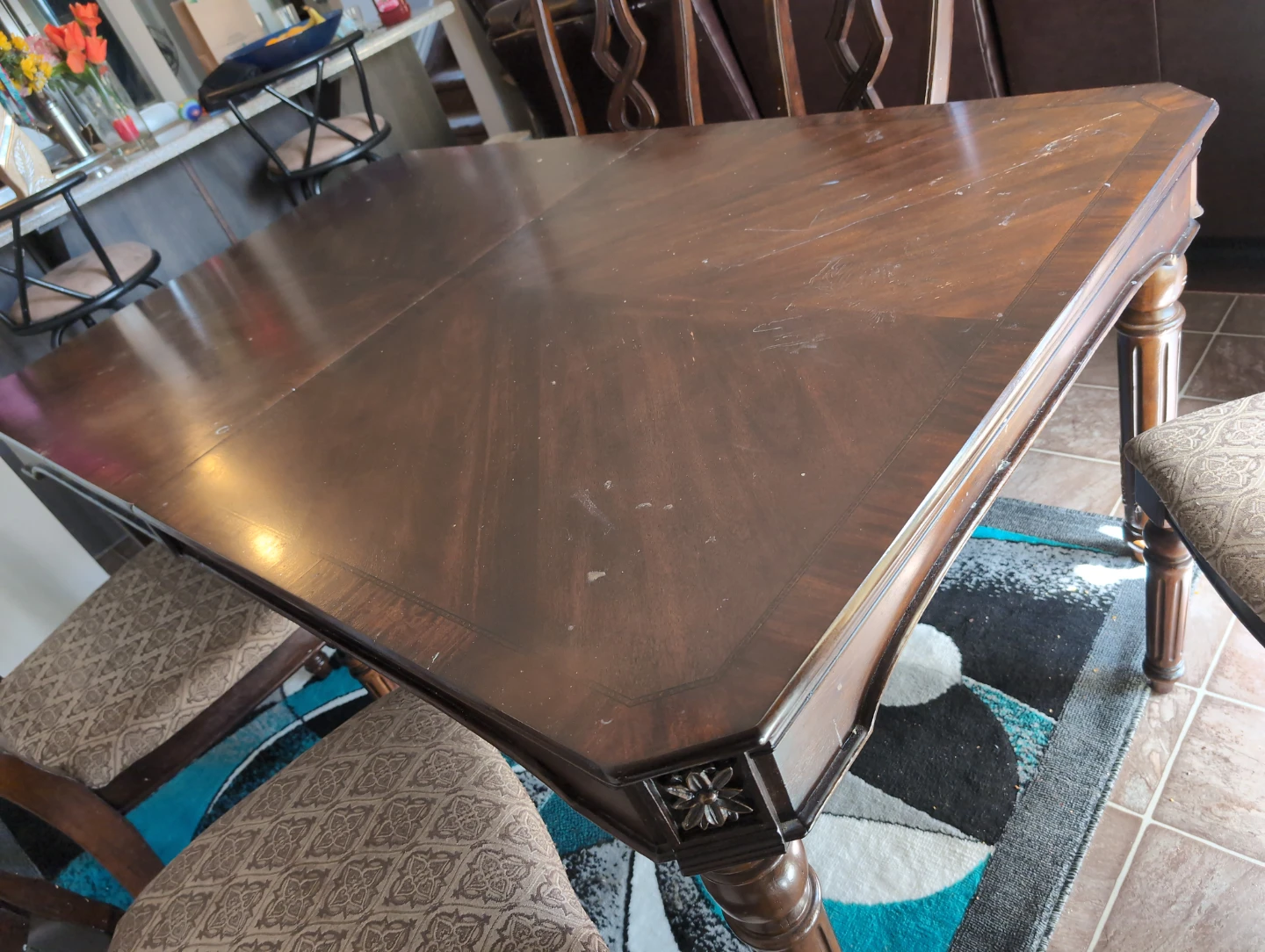 Vintage Wooden Dining Table - photo 4