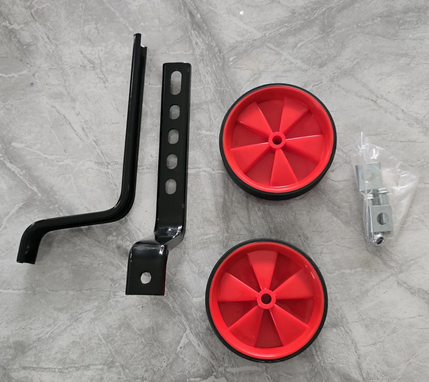 Red Kids Bicycle Training Wheels - photo 3