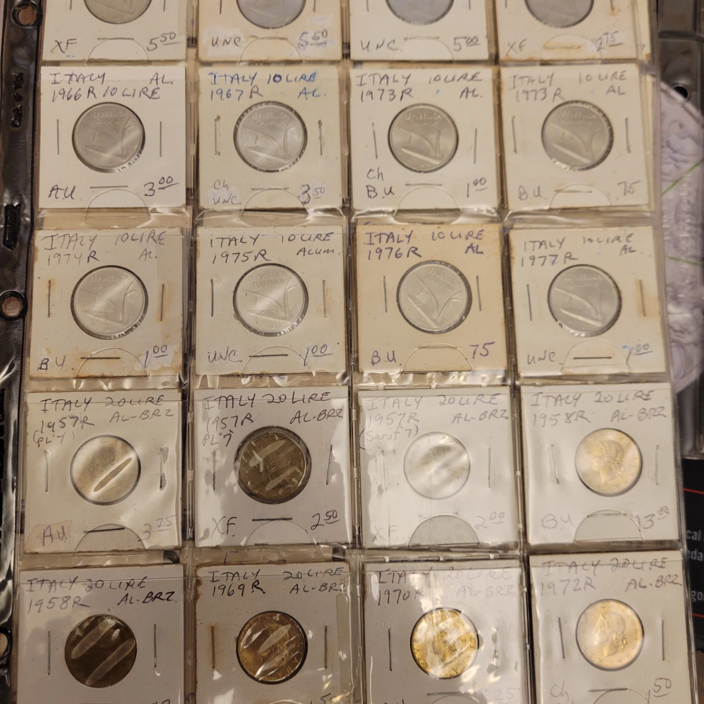 Italy 10 Lire Coin 1976 - photo 2