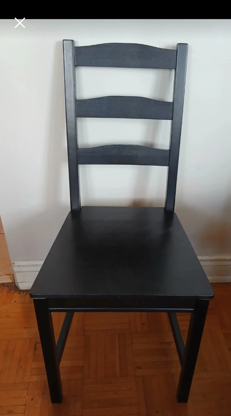 Black Wooden Dining Chair