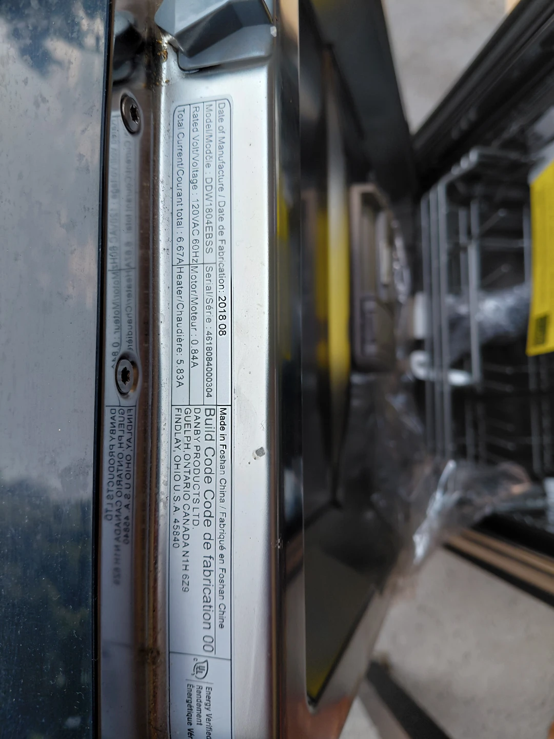 Danby Dishwasher - Stainless Steel - photo 3