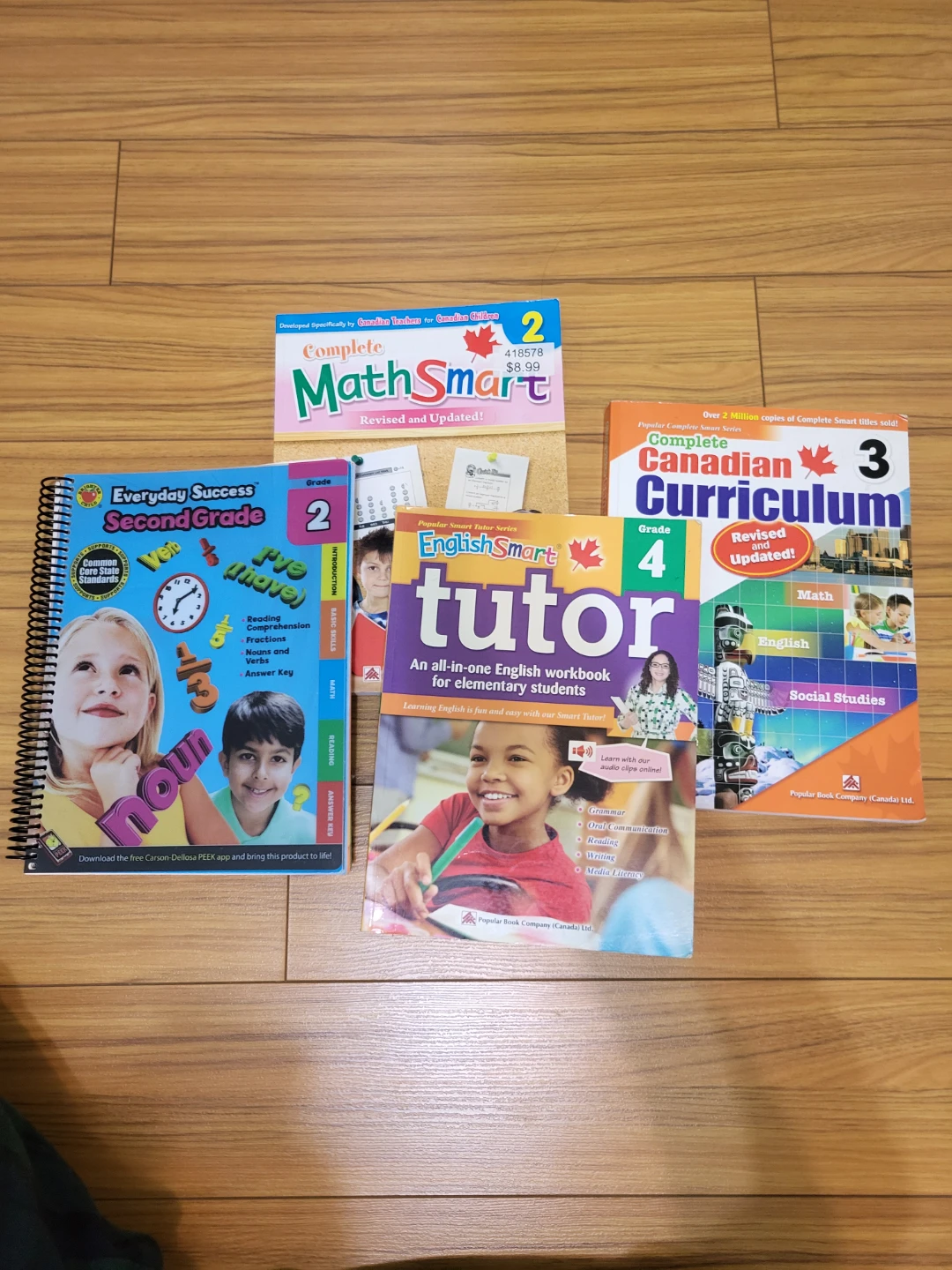 Grade 2-4 Workbooks - Math, English, Social Studies
