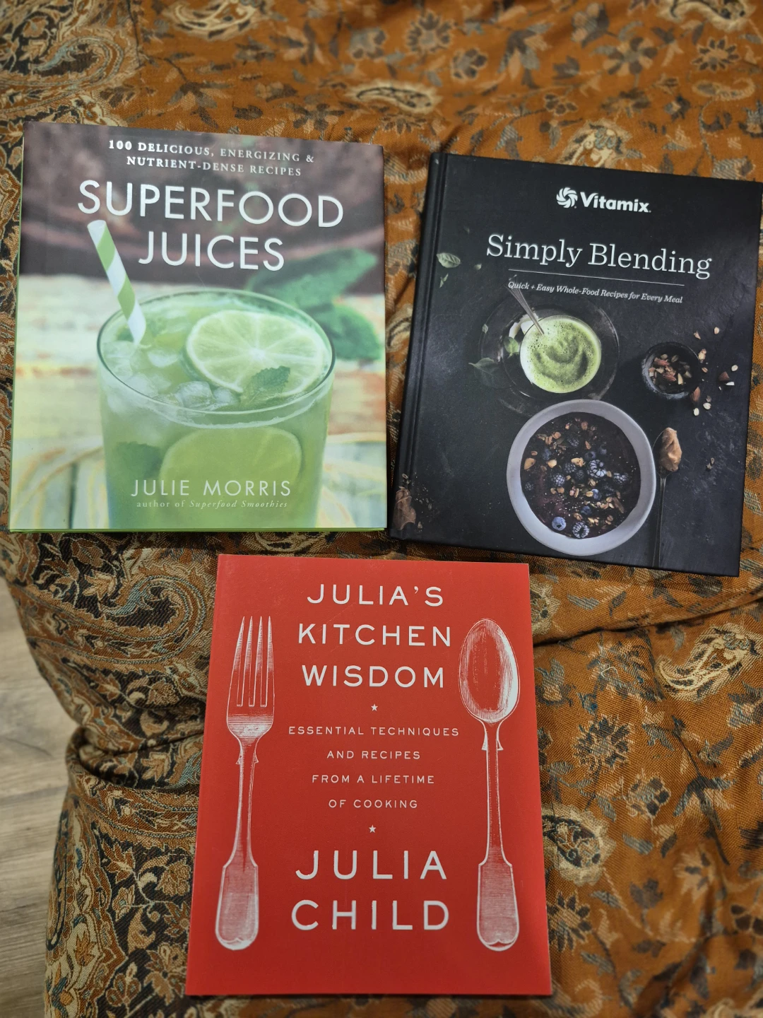 Three cookbooks