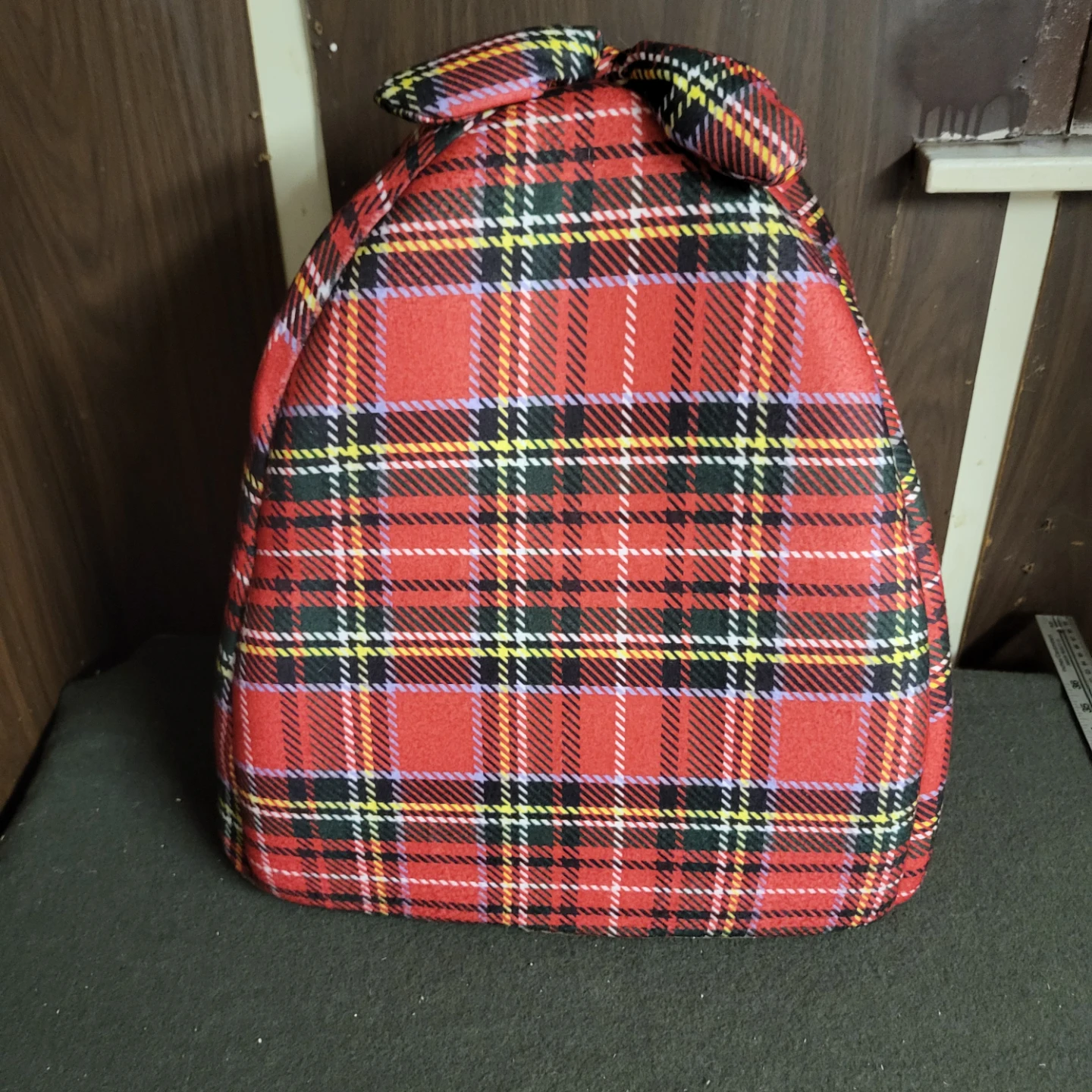 Tartan Plaid Pet Bed House - photo 2