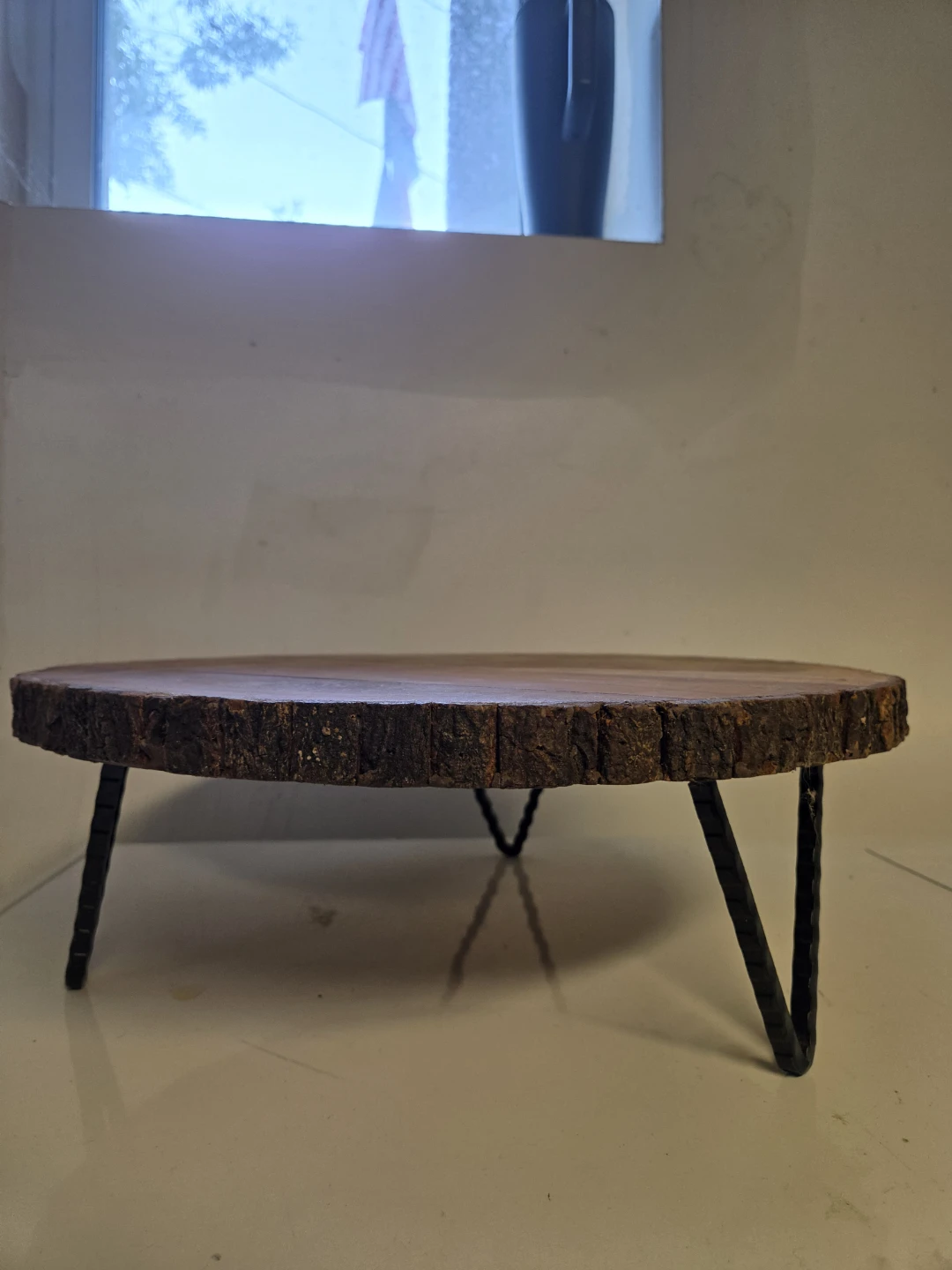 Wooden Stand with Metal Legs - photo 2