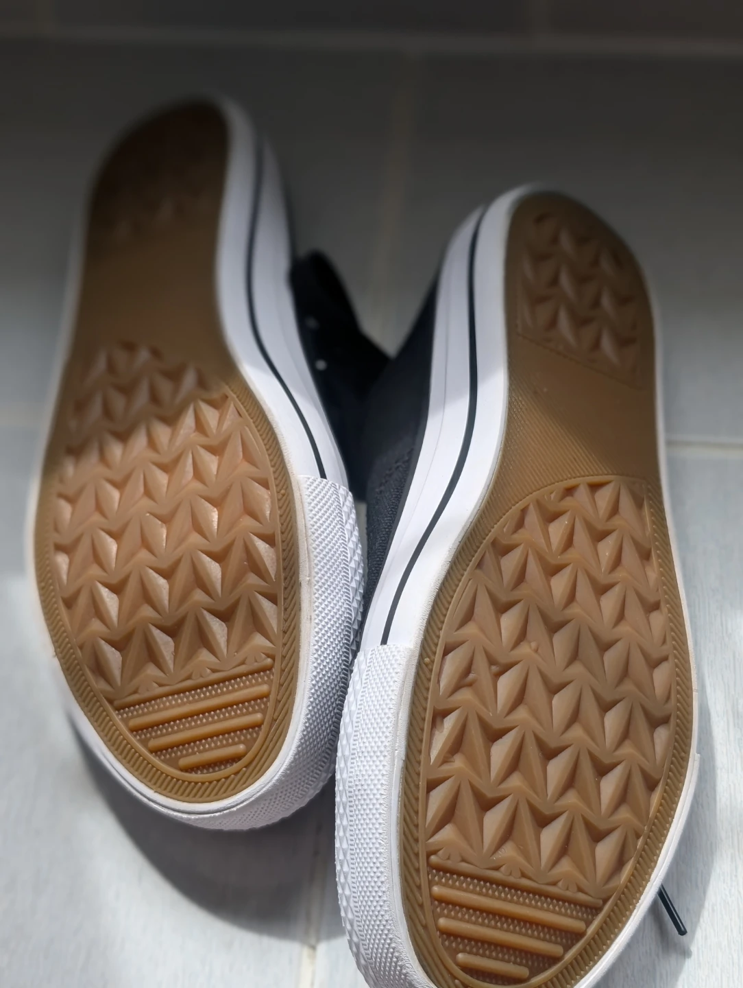 mySTYLE Black Canvas Sneakers - Size 9 - photo 3