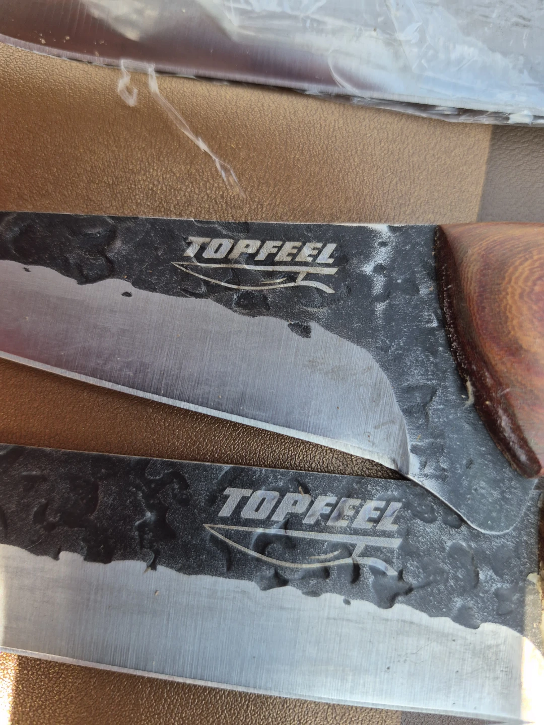 TOPFEEL 8-Piece Butcher Knife Set with Rosewood Handles - photo 5
