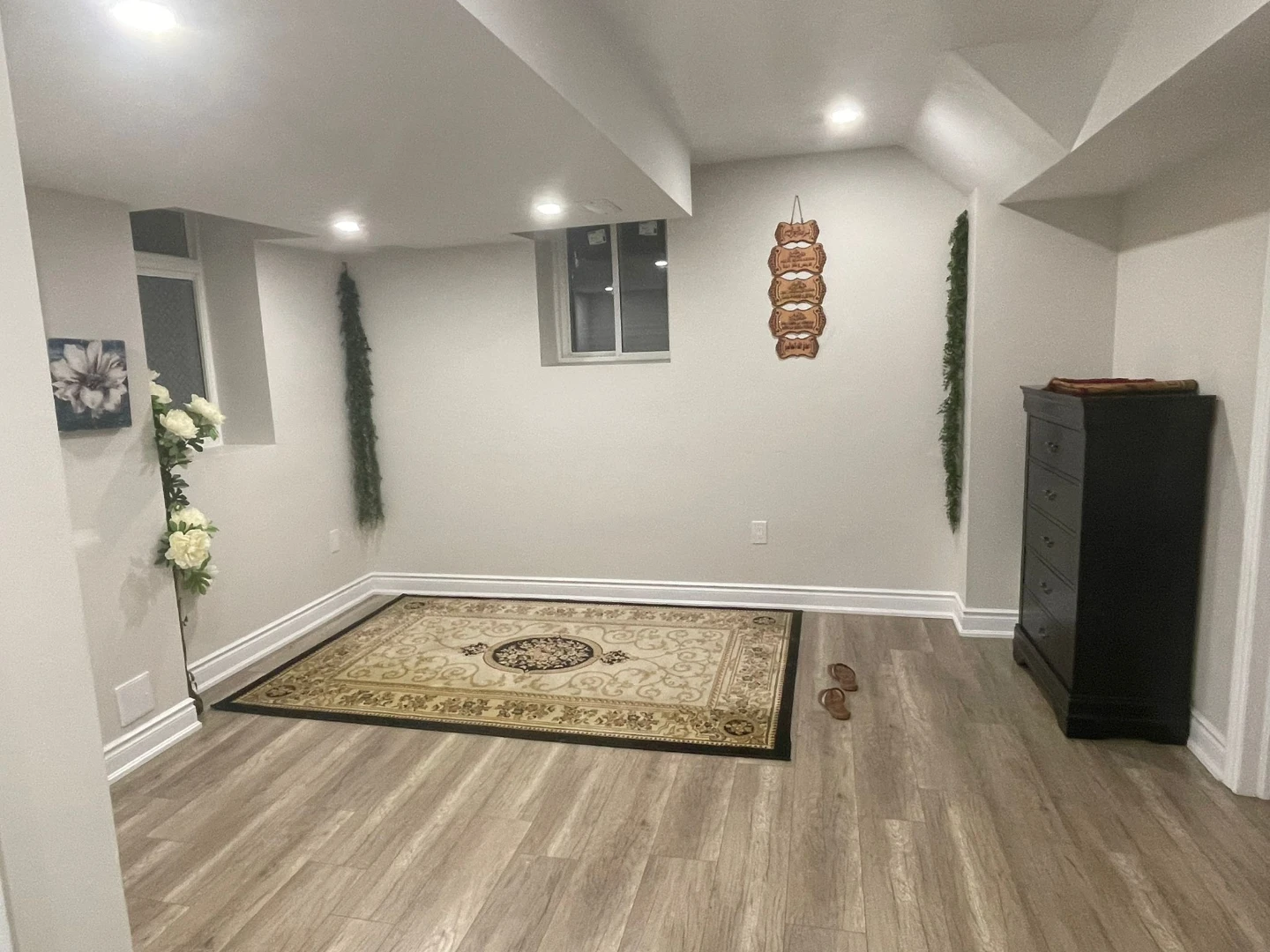 One Bedroom/living legal Basement apartment