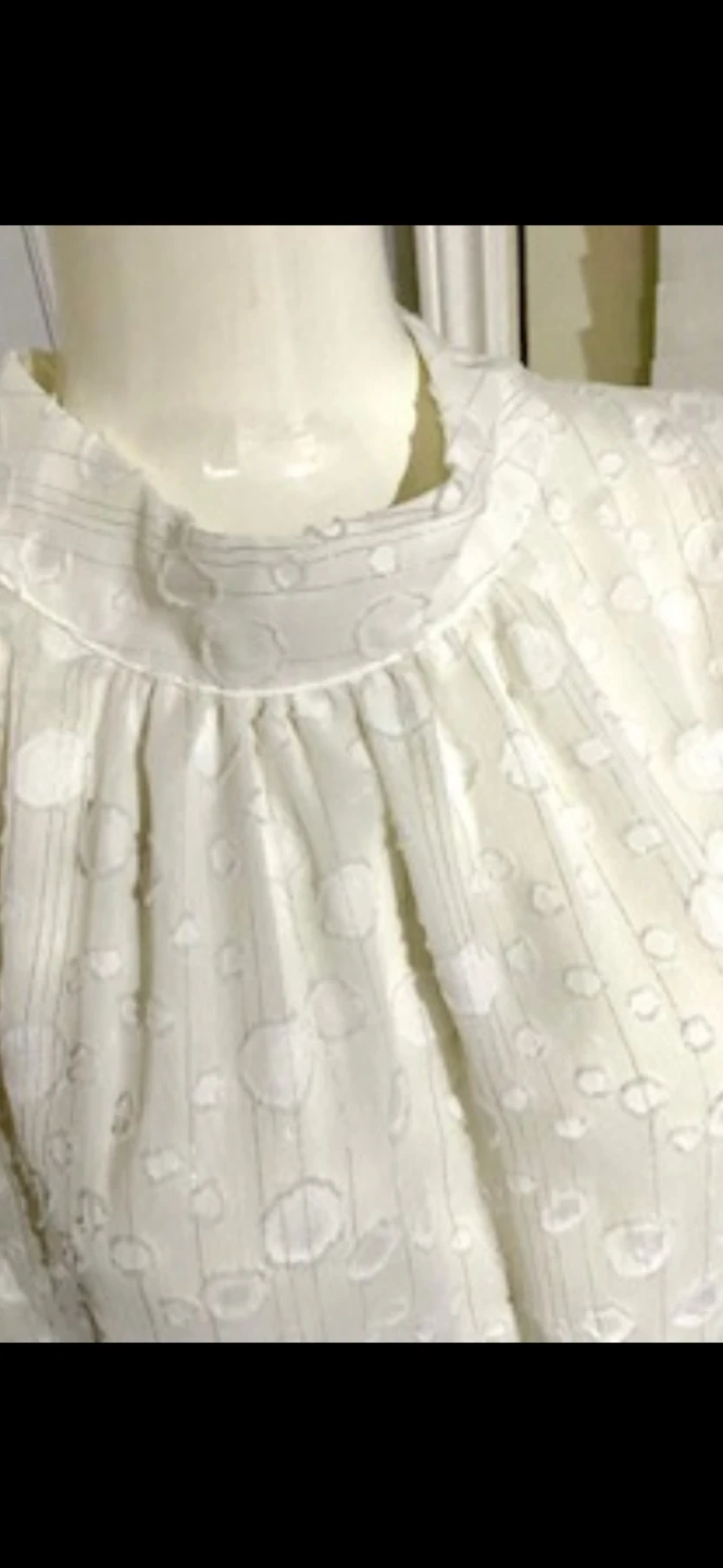 New Tommy Hilfiger White Textured Blouse - Size XL - photo 5