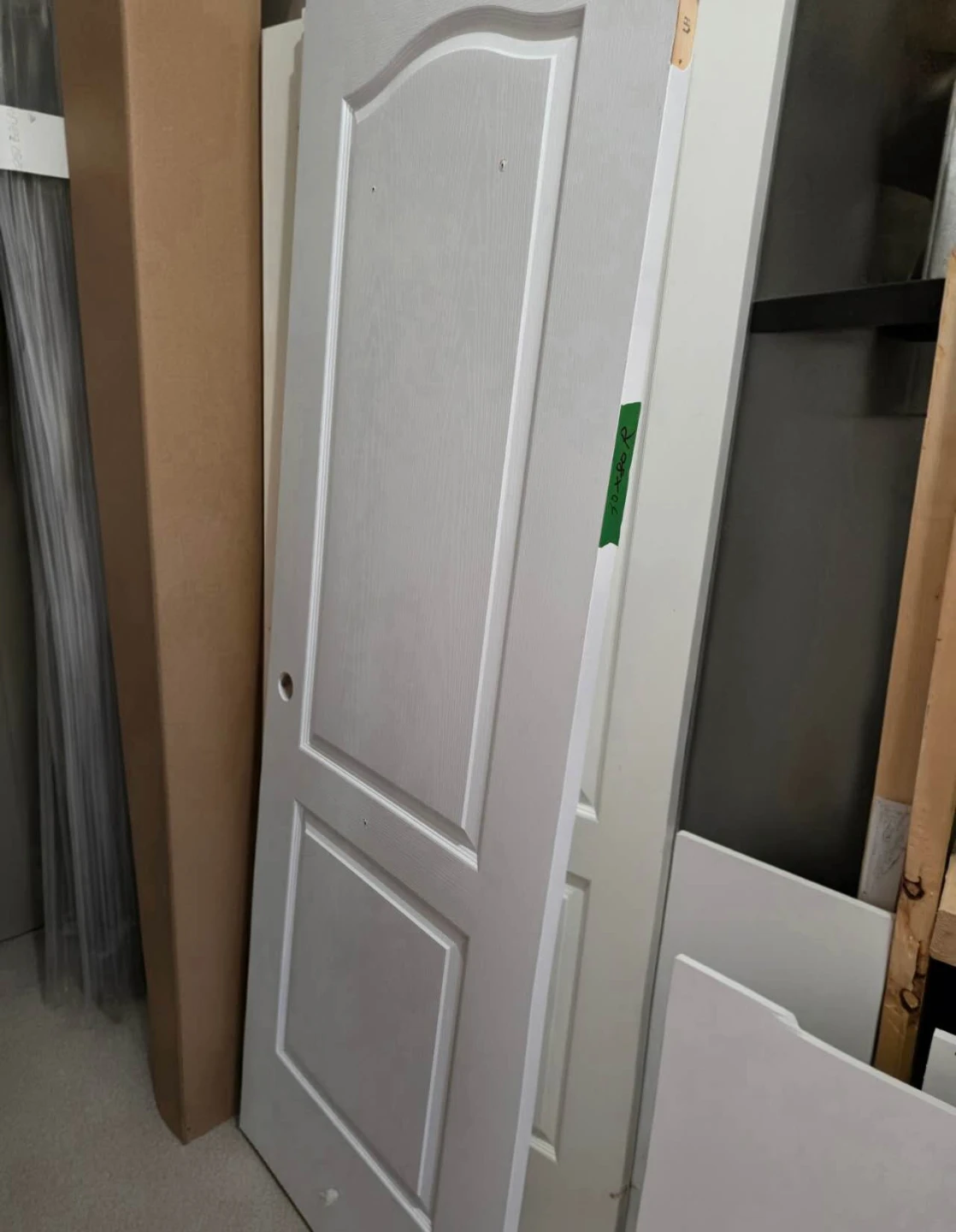 Interior White Panel Door-2 panel style