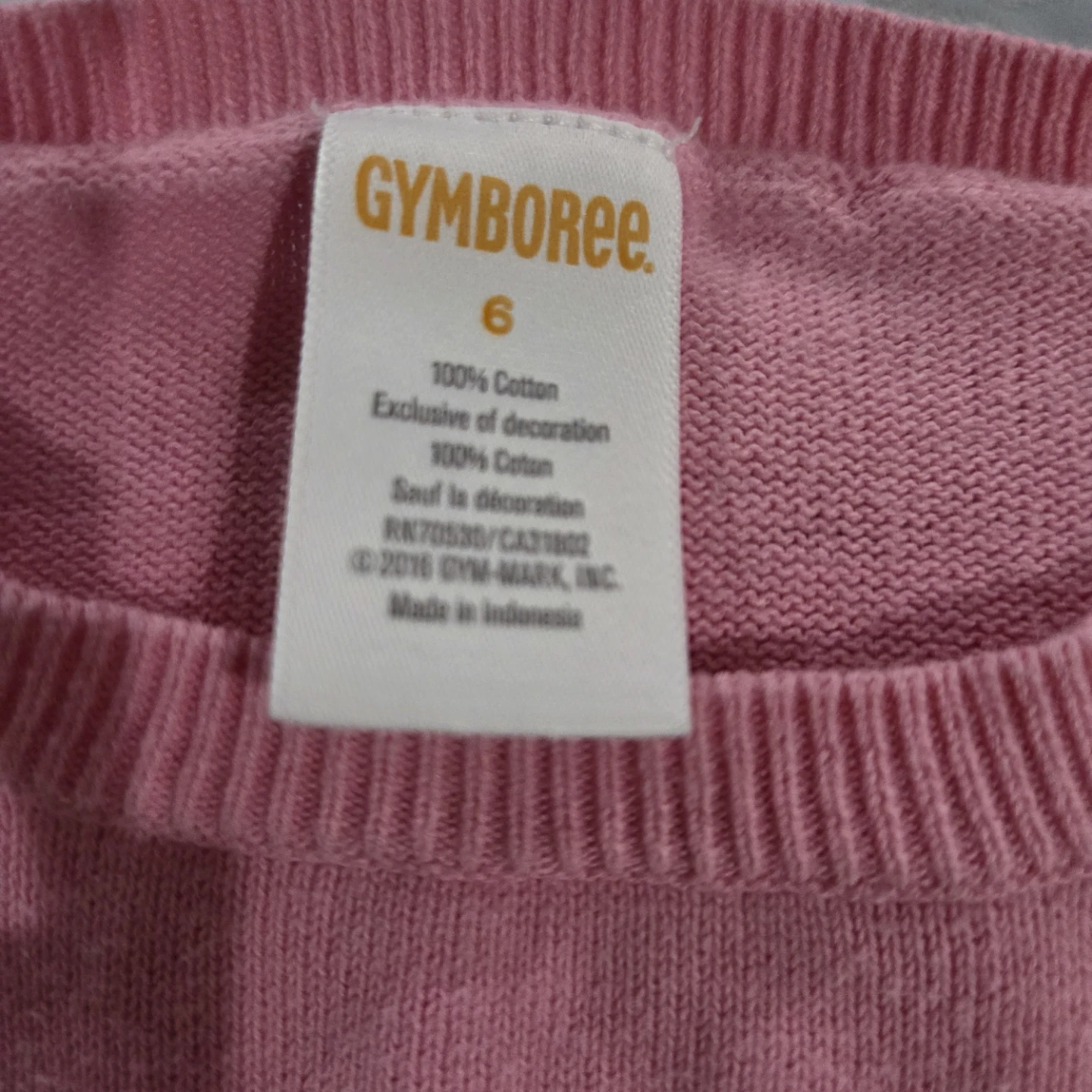 Gymboree Pink Fox Sweater Dress Size 6 - photo 2