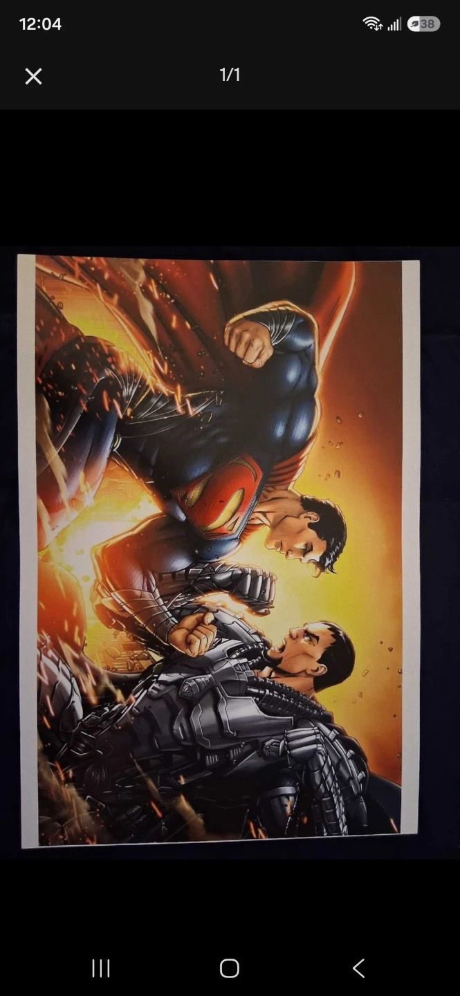DC Comics, Superman Poster on cardstock. (Only 1 available)