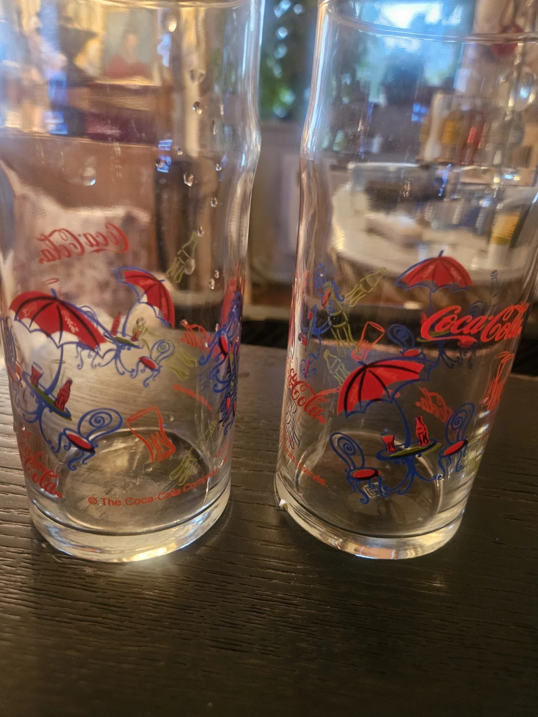 VTG Coca-Cola Glass  ANCHOR Hocking  2 glass