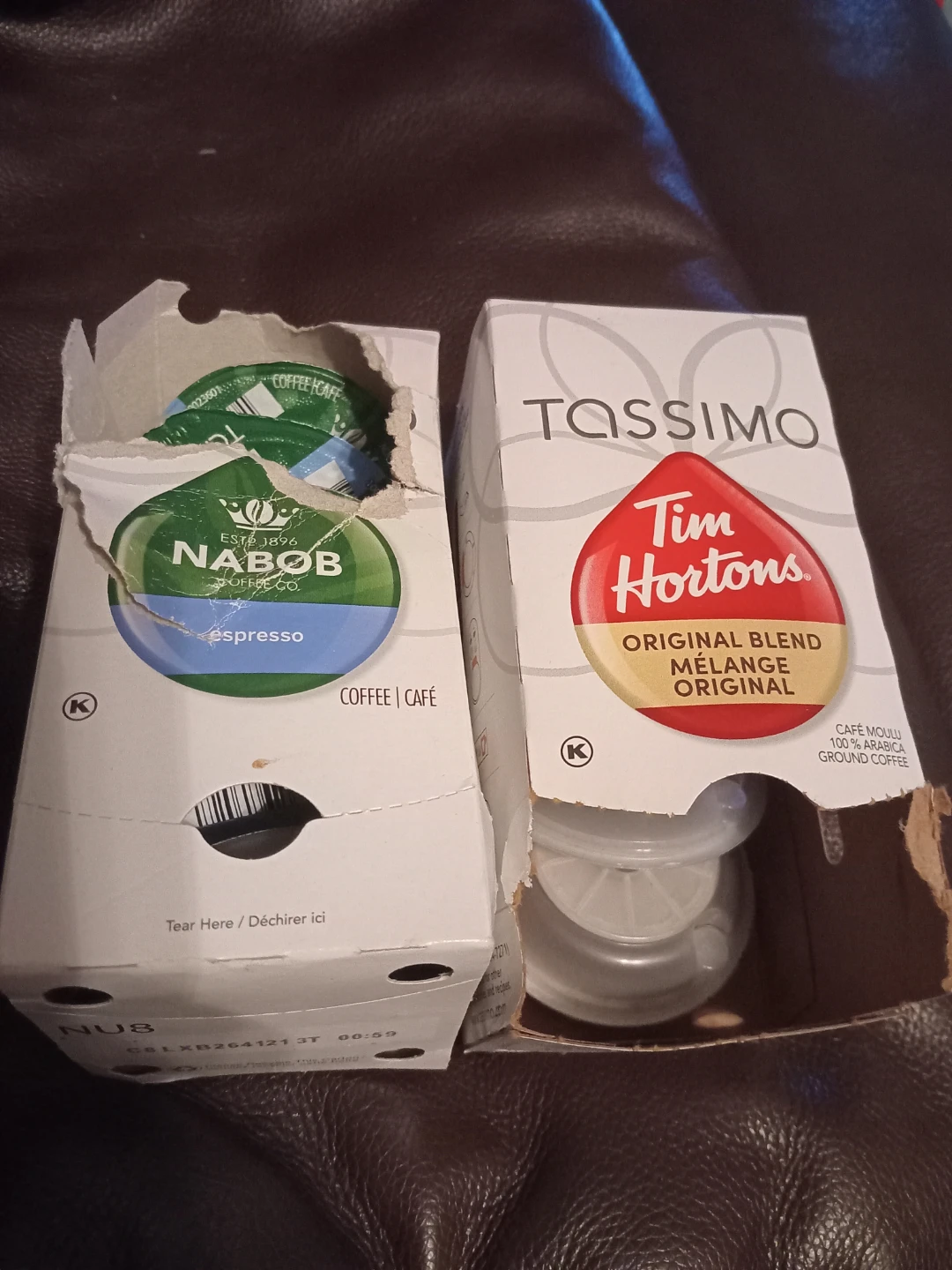 Tassimo Nabob Espresso & Tim Hortons Original Blend Coffee Pods - photo 2