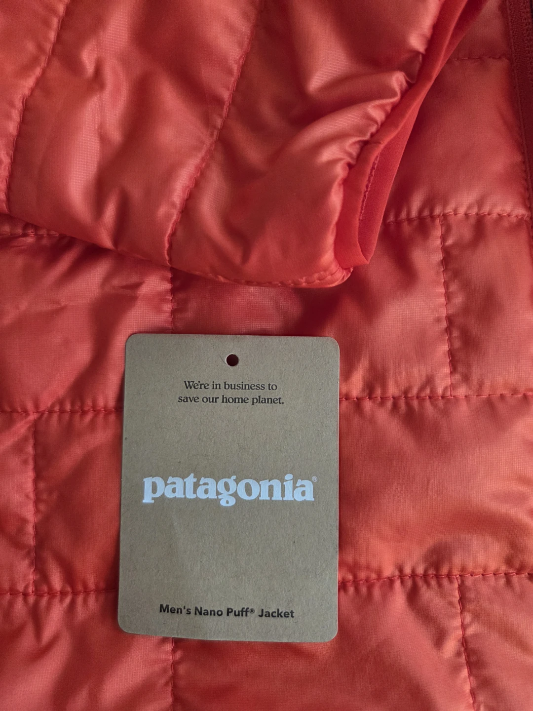 New: Patagonia Men's Nano Puff Jacket Coal Orange Size L - photo 4