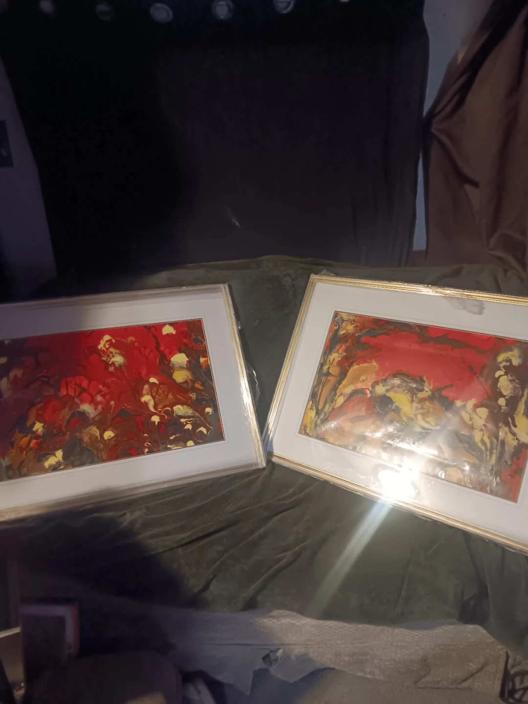 Framed Abstract Art Prints (Set of 2) - photo 5