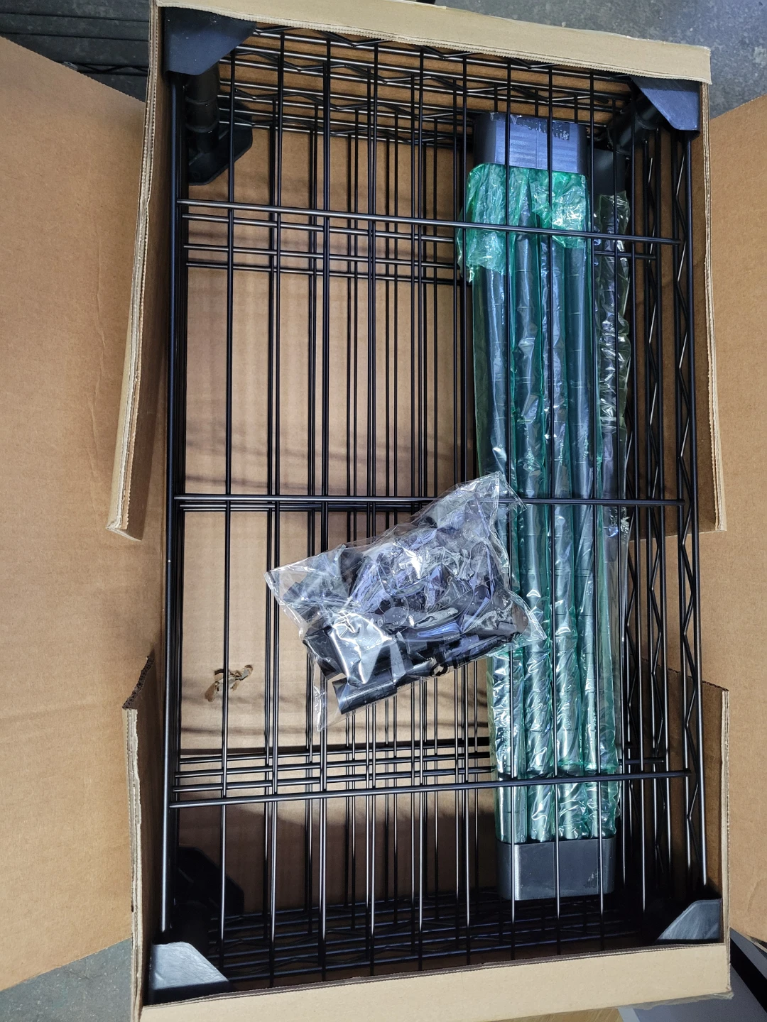 Brand new Black 4 Tier Wire Shelving Unit - photo 2