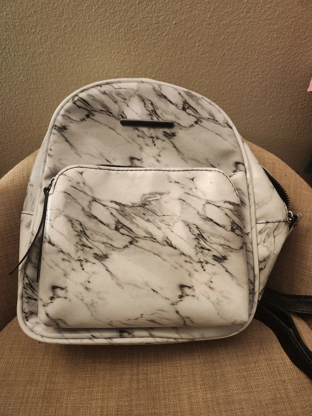 Marble Print Backpack