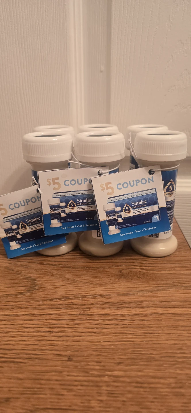 Similac Formula Sample Bottles with $5 Coupons