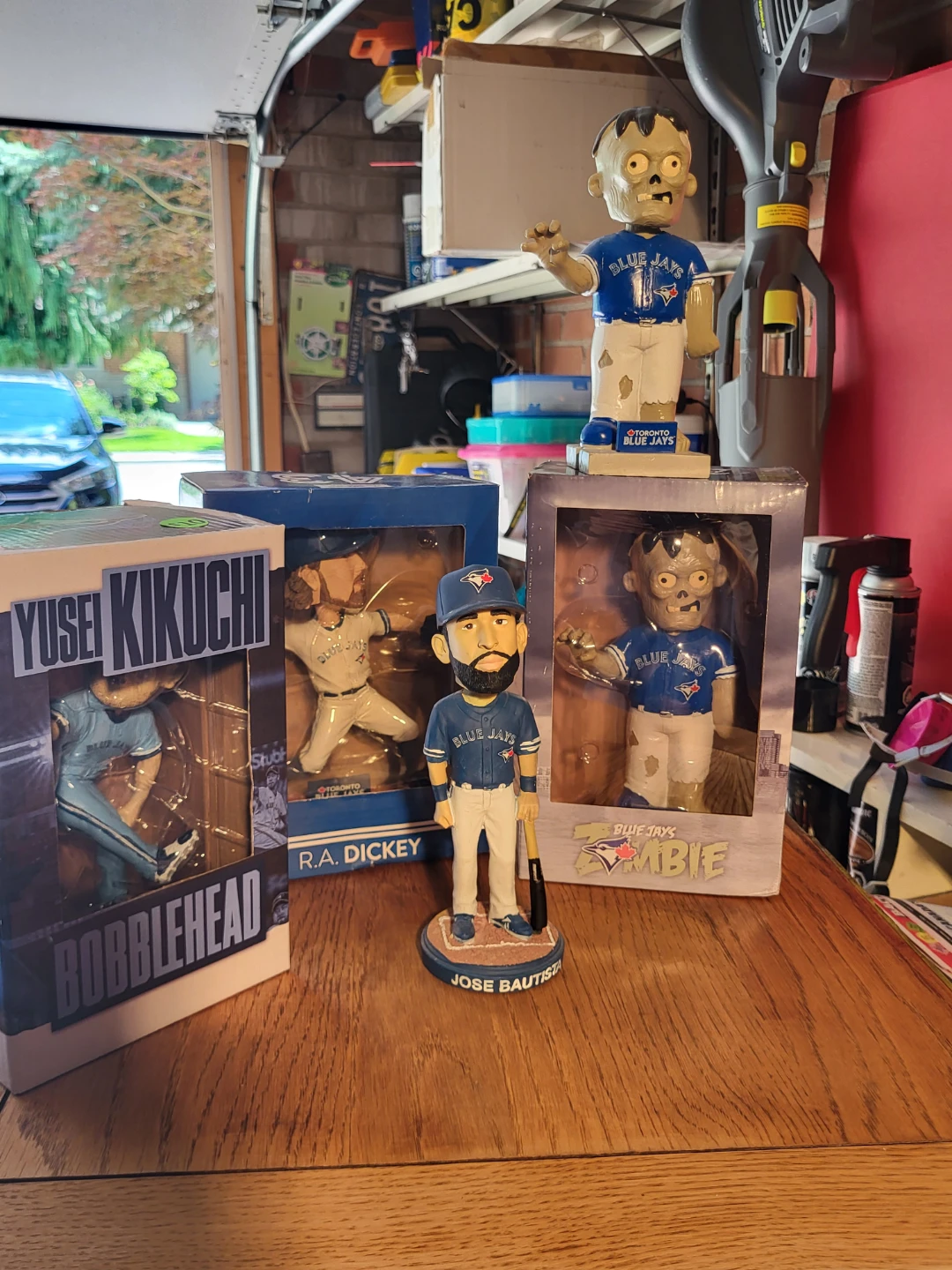 Toronto Blue Jays Bobbleheads - i Kikuchi, Dickey, Bautista