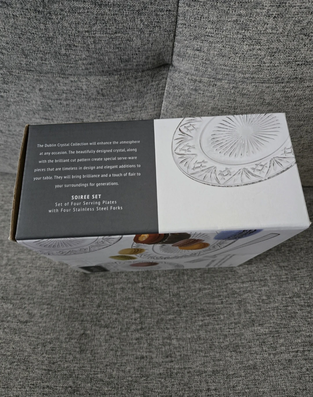 Godinger Dublin Dessert Plates and Forks - set of 4 - photo 2