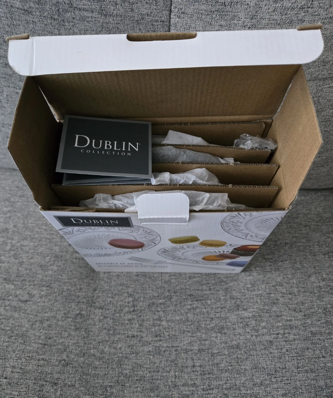 Godinger Dublin Dessert Plates and Forks - set of 4 - photo 3
