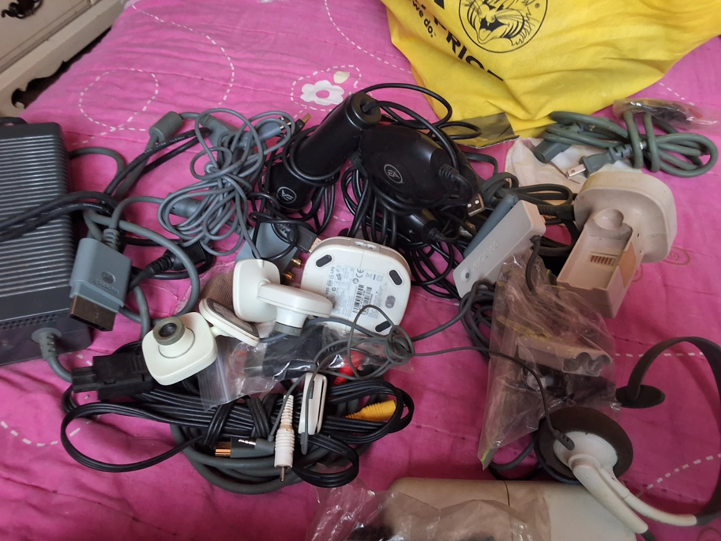 Xbox 360 accessory and cable bundle